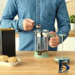 نمای کناری فرنچ پرس ایکیا مدل upphetta با طراحی زیبا پروفایل و ساختار