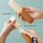 نمای کناری چاقو پوست کن آشپزخانه مدل MZ-۰۳ با درب محافظ اصل پروفایل و ساختار