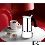 نمای کناری موکاپات بیالتی مدل VENUS STEEL 7254 با ظرفیت 4 کاپ پروفایل و ساختار