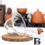 نمای کناری قهوه جوش ناتالی با دسته چوبی مدل 1369n پروفایل و ساختار