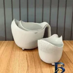 نمای پخته آبکش لیمون مدل دسته دار کد DH۱۳۳۰ مجموعه ۳ عددی اصل بافت برنج پخته