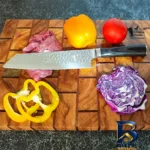 نمای کناری سرویس چاقو آشپزخانه ۵ پارچه کوکینگ فلیم مدل SW Pro 5 پروفایل و ساختار
