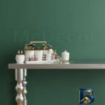نمای کناری استند جا ادویه ای مدل دسته چوبی یک طبقه با طراحی زیبا پروفایل و ساختار