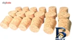 نمای کناری درب بطری چوب پنبه ترکیبی مدل 24-30 - بسته ۸ عددی پروفایل و ساختار