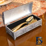 نمای کناری جا کاردی مدل جاویدان با طراحی زیبا پروفایل و ساختار