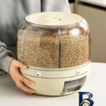نمای کناری بانکه شفاف طرح چرخشی مدل 360 دایره ای پروفایل و ساختار