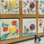 نمای کناری باکس چوبی نظم دهنده مدل دوازده کشو پروفایل و ساختار