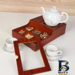 نمای جزئیات جعبه دمنوش و چای کیسه ای مدل وارمر پله کد 2001 پرداخت و جزئیات مواد