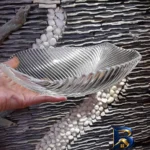 نمای کناری کاسه ناخمن مدل Mambo با ابعاد 30 cm پروفایل و ساختار