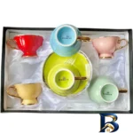 نمای کناری سرویس قهوه خوری ۱۲ پارچه کوسوا مدل KGP۰۷۱ اصل پروفایل و ساختار