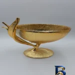 نمای کناری میوه خوری آلومینیومی طرح پایه دار مدل سانسوریا، مناسب دکوری و سرو پروفایل و ساختار