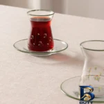 نمای کناری سرویس چای خوری ۱۲ پارچه شش نفره مادام کوکو مدل Ravenna پروفایل و ساختار