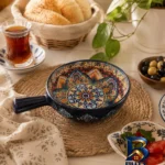 نمای سرو کاسه ایزنیک طرح سنتی مدل گلستان ایده سرو کاسه تنقلات