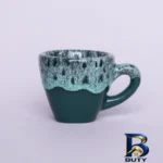 نمای کناری فنجان سرام روا مدل قهوه خوری پروفایل و ساختار