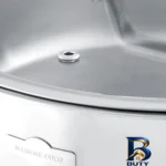 نمای کناری قابلمه استیل مادام کوکو با طراحی نچسب و کفه سه لایه پروفایل و ساختار