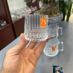 نمای کناری فنجان دلی مدل الیسا شیاردار بسته ۶ عددی پروفایل و ساختار