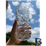 نمای کناری لیوان شیشه ای آلوا مدل تیکی پروفایل و ساختار