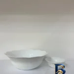 نمای کناری سرویس غذاخوری ۲۶ پارچه دینو مدل آرکوپال ۷۰۳ نیلوفری پروفایل و ساختار