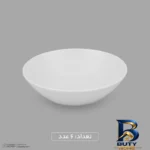 نمای کناری سرویس غذاخوری چینی ۲۵ پارچه ۶ نفره مقصود مدل دایره پروفایل و ساختار
