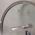 نمای کناری قابلمه استیل مادام کوکو با کفه سه لایه و طراحی مناسب پروفایل و ساختار