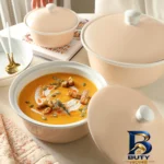 نمای کناری قابلمه زی چینی با در - طراحی زیبا و کاربردی پروفایل و ساختار