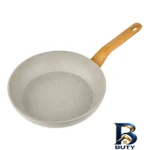 نمای کناری سرویس قابلمه و تابه گرانیت ۳ پارچه لیدوما مدل لئو پروفایل و ساختار