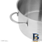 نمای کناری سرویس قابلمه و تابه استیل ۶ پارچه کی اس تی مدل ۷۲۲۰ پروفایل و ساختار