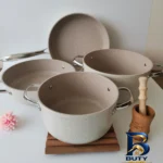 نمای کناری سرویس پخت و پز ۷ پارچه کرکماز مدل A۱۲۷۲ اصل پروفایل و ساختار