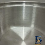 نمای کناری سرویس قابلمه ۸ پارچه نقره فام آلومین مدل نوزادی پروفایل و ساختار