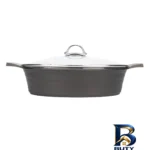 نمای کناری سرویس قابلمه گرانیتی ۸ پارچه هدیه مدل آلفا کلاسیک پروفایل و ساختار