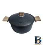 نمای کناری سرویس قابلمه و تابه گرانیتی ۱۸ پارچه بالنتین مدل لبخند پروفایل و ساختار