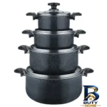 نمای کناری سرویس پخت و پز ۱۸ پارچه مدل سلین پروفایل و ساختار