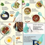 نمای جلو سرویس کفگیر و ملاقه ۱۲ پارچه وون مدل KITCHEN LIFE-۱۰۰۷ اصل برچسب کیسه و وزن