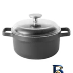 نمای جلو سرویس پخت و پز ۴ پارچه برگهف مدل GEM کد 0075 طراحی و جزئیات کلیدی