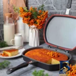 نمای جزئیات تابه رژیمی تکنو ونوس با روکش گرانیتی و در آلومینیومی پرداخت و جزئیات مواد