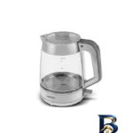 نمای جلو چای ساز روی هم کاراجا مدل Glass Tea XL طراحی و جزئیات کلیدی