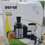 نمای جلو آبمیوه گیری دنور مدل DR-۷۷۹۹ POWER اصل طراحی و جزئیات کلیدی