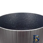 نمای جلو قابلمه عروس دلوین با کفه نچسب و طراحی خاص طراحی و جزئیات کلیدی