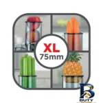 نمای جلو آبمیوه گیری بلک اند دکر مدل JE۸۰۰-B۵ اصل طراحی و جزئیات کلیدی