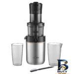 نمای جلو آبمیوه گیری سنکور مدل SSJ 8050SS با طراحی مدرن طراحی و جزئیات کلیدی