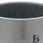 نمای جلو قابلمه عروس با درب فلزی و جنس گرانیتی طراحی و جزئیات کلیدی