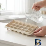 نمای جلو قالب یخ کارین مدل ۱۸ خانه الماس طراحی و جزئیات کلیدی