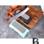نمای جلو چاقو تیز کن با طرح تیتانیوم طراحی و جزئیات کلیدی