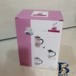 نمای جلو فرنچ پرس وان کافی مدل BV۱۰۷- ۶۰۰ اصل طراحی و جزئیات کلیدی