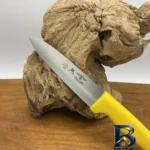 نمای جلو چاقو آشپزخانه پناهنده مدل صاف بره ای طراحی و جزئیات کلیدی