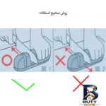 نمای جلو چاقو تیزکن نئوکیرکس مدل Ceramics با کیفیت طراحی و جزئیات کلیدی