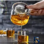 نمای جلو قهوه جوش مدل دسته چوبی اصل طراحی و جزئیات کلیدی