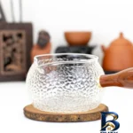 نمای جلو قهوه جوش ناتالی با دسته چوبی مدل 1369n طراحی و جزئیات کلیدی