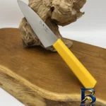 نمای جلو چاقو آشپزخانه پناهنده مدل راسته بری پلاستیکی سایز ۴ طراحی و جزئیات کلیدی