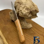 نمای جلو چاقو آشپزخانه مدل 3 پناهنده طراحی و جزئیات کلیدی